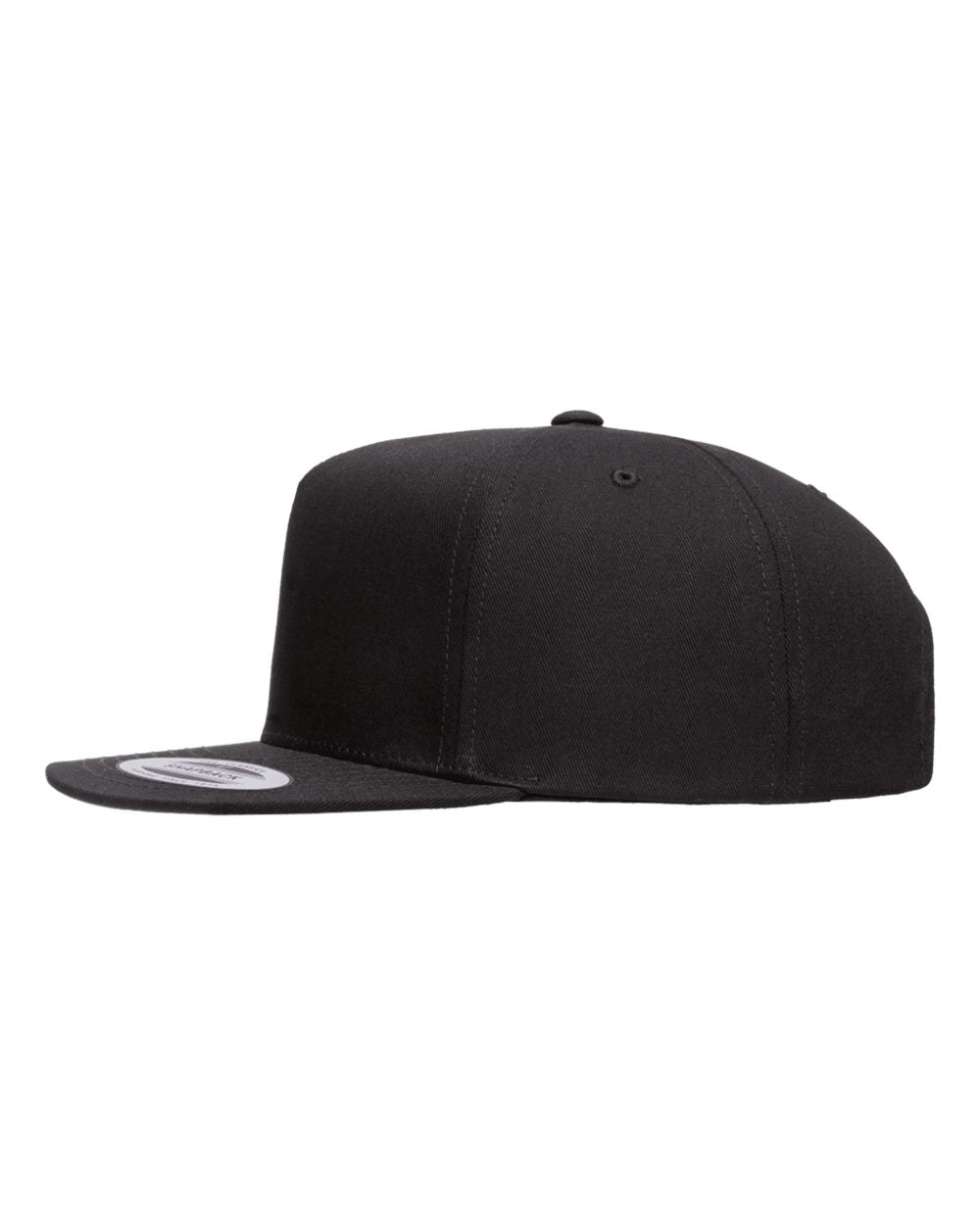 Flat Bill Yupoong Snapback- Custom Leather Hat Patch