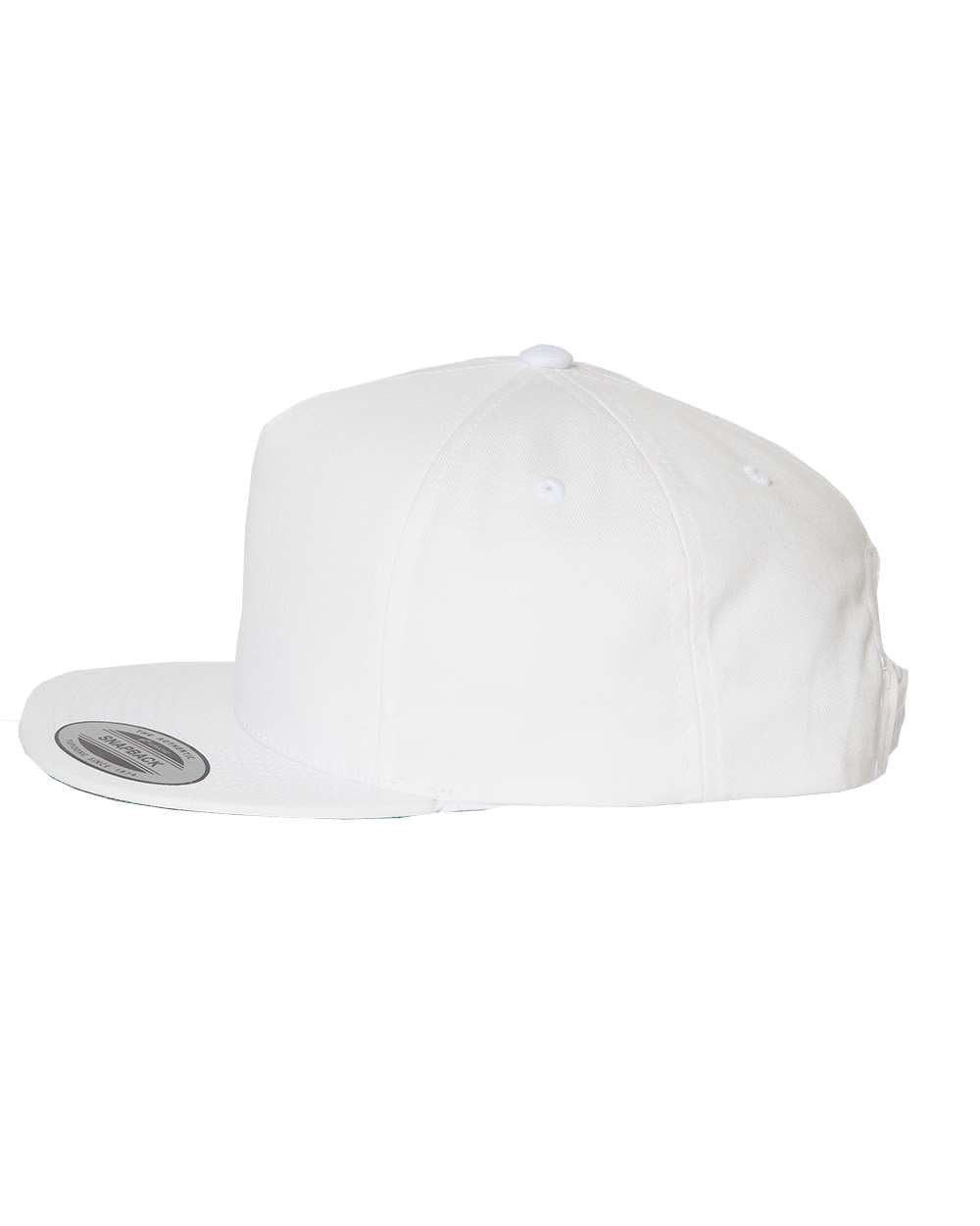 Flat Bill Yupoong Snapback- Custom Leather Hat Patch