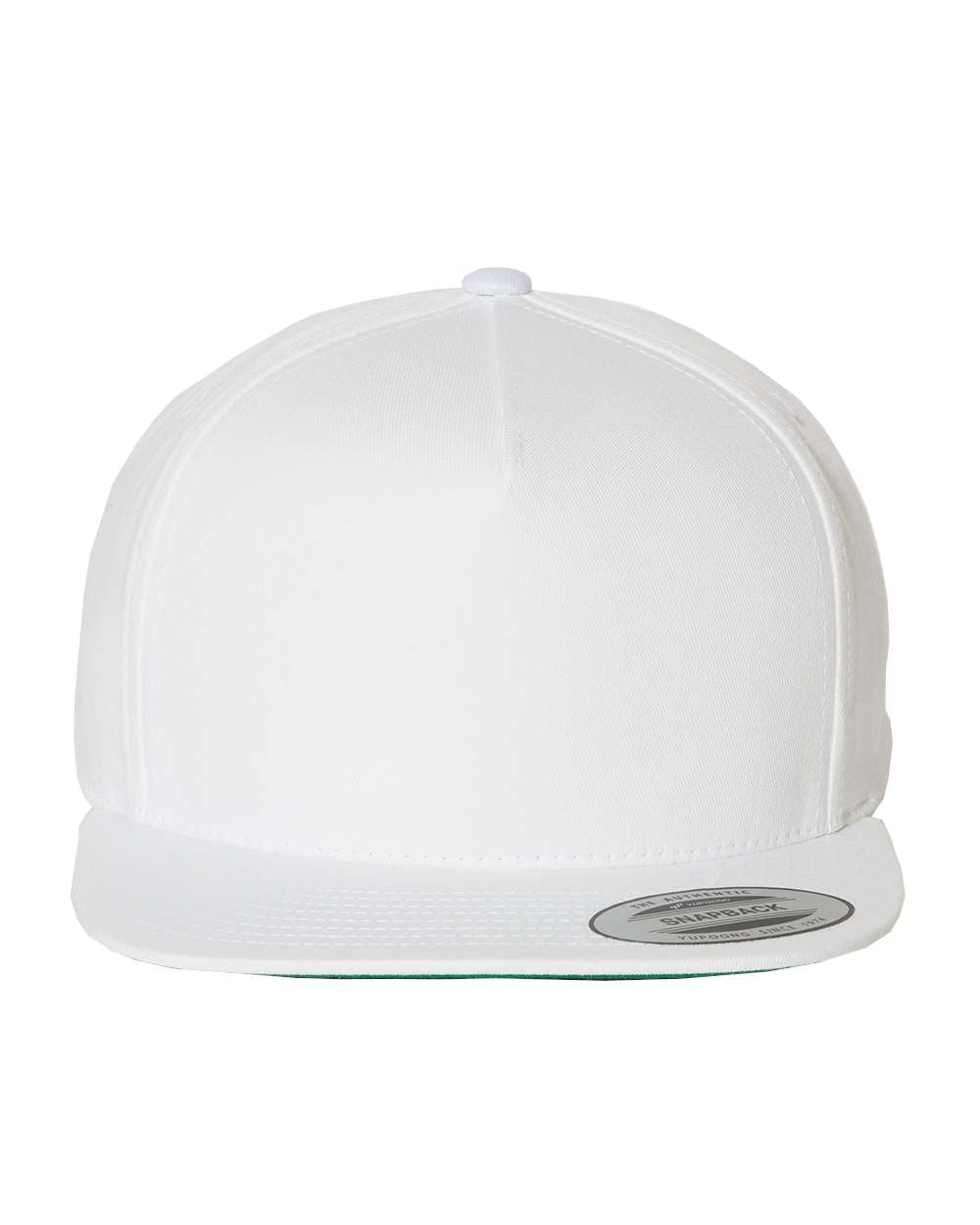Flat Bill Yupoong Snapback- Custom Leather Hat Patch